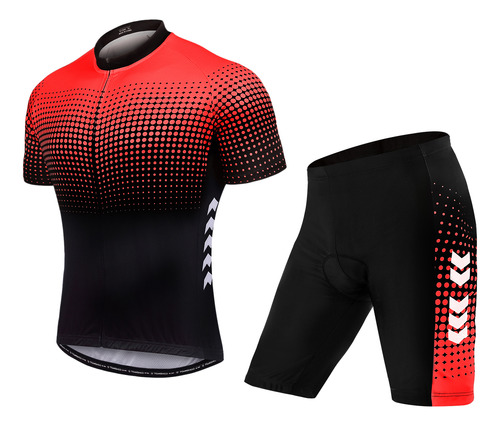 Conjunto De Ropa De Ciclismo, Jersey De Ciclismo Acolchado C