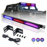 Barra Torreta Estrobo Codigo Leds Cob Policia 18 PuLG 30w