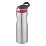 Garrafa Térmica Squeeze Contigo 591ml Inox Rosa