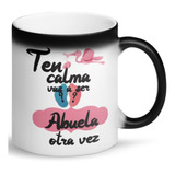 Taza Magica Personalizada Vas A Ser Abuela/o Tio Tia Regalos