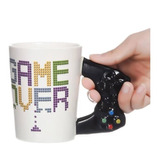 Taza Tazon Joystick Game Over Mug Ceramica Mug Gamer