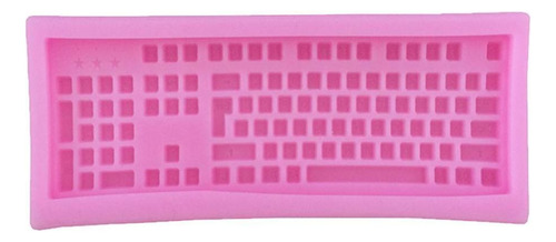 Teclado De Silicona Fondant Cake Decorating Chocolate Mold