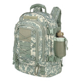 Mochila Táctica Militar Wolfwarriorx De 60 Litros Army Molle