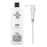 Nioxin Cleanser 1 1000ml Shampoo Para Crecimiento De Cabello