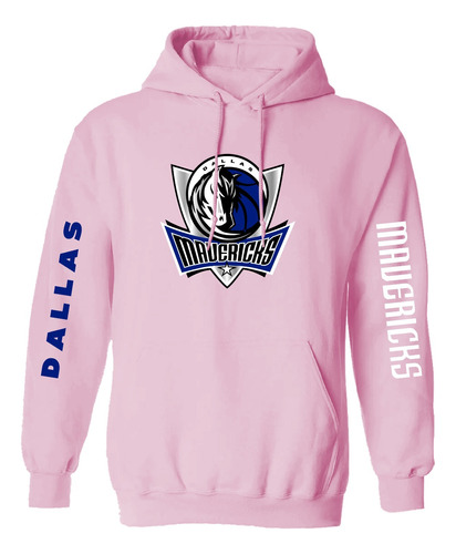 Sudadera Modelo Dallas Mavericks Nba Estampado En Vinil 