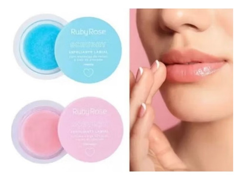 Exfoliante Labial Scrubby Ruby Rose Frutilla Original