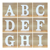 Letras Decorativas De Madera Blancas 11cm