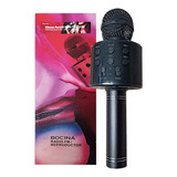 Microfono Karaoke Compatible Bluetooth Reproductor Modos Voz