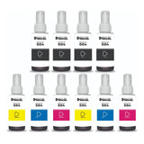 Kit 10 Refil Tinta Para Uso Epson 664 L455 L495 L380 Cmyk