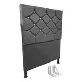 Cabeceira De Cama Box 80cm + Frame Solteiro Estofada Kasi Co