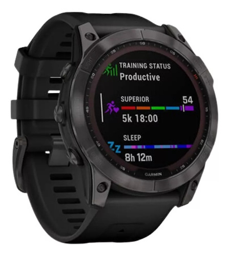 Reloj Smartwatch Fenix 7x Zafiro Solar Titanio Dlc Garmin Co