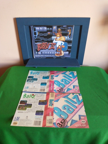 Sega Genesis Ballz 3d Encarte Original