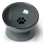 Ontube Platos Elevados De Ceramica Para Gatos O Tazon Pequen