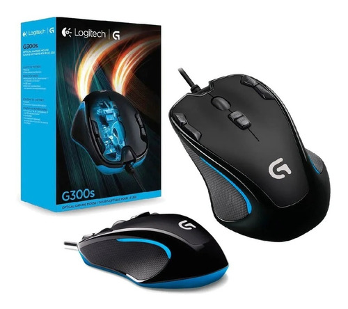 Mouse Logitech Gaming G300s 2500 Dpi Gamer 9 Botones Juego