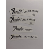 Decal Al Agua ,tipo Fender Jazz Bass.negro.. 