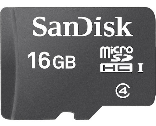 Memoria Microsd Sandisk 16gb Clase 10 Hasta 48mb/s