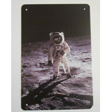 Poster Cartel Placa Astronauta Buzz Aldrin Nasa Decoracion 