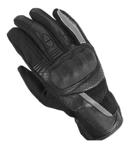 Guantes De Piel Sm Airflow Ii Gloves Negro Sm Racewear Talla S