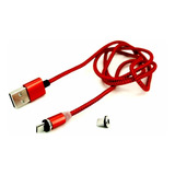 Cable Magnetico Ficha V8 Desmontable, Para Celular Motorola