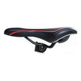 Selim Banco Bike 280 X 170 Mm Com Carinho Mtb Selle Royal Cor Preto/vermelho