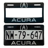 Par De Portaplacas Acura Tipo Europeo Ancho