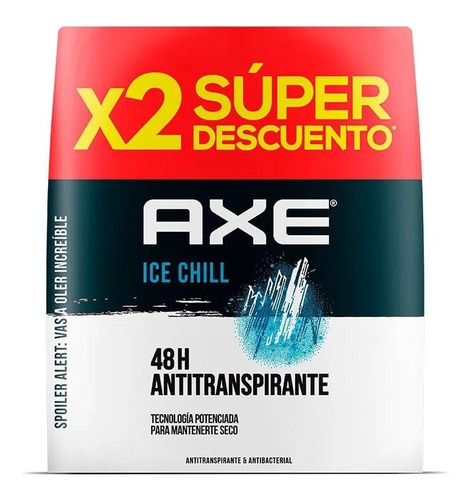 Antitranspirante Axe Ice Chill - mL a $387