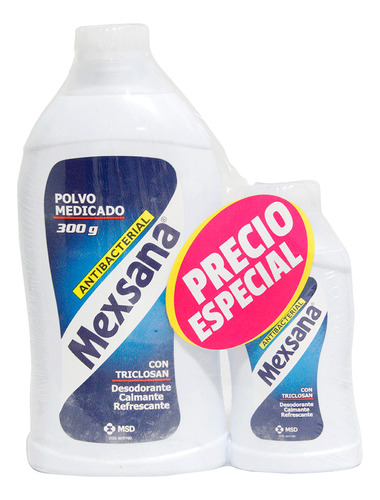 Mexsana Talco Medicado X 300g + 85g Precio Especial