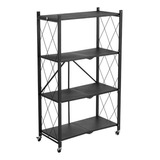 Estante Plegable Metálico Anaquel Rack 4 Niveles Almacenaje 