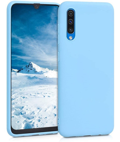 Funda Para Samsung Galaxy A50 (color Azul/marca Kwmobile)