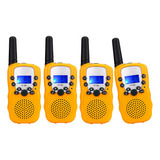 Kit Radios Boquitoquis Intercomunicadores X4 Unidades Niños