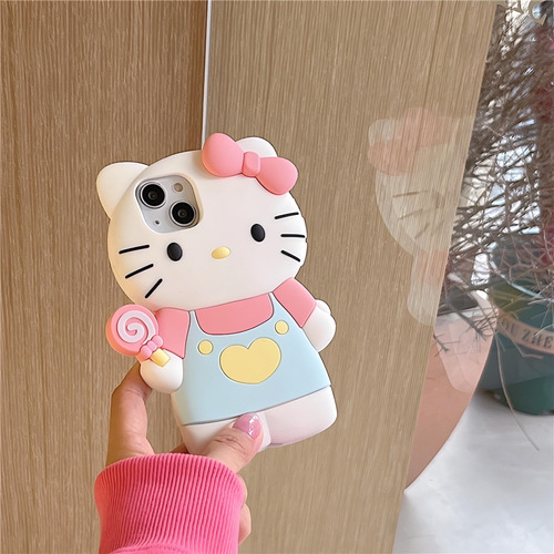 Funda Hello Kitty Kuromi 3d Para iPhone 11 12 13 14 15 P Max
