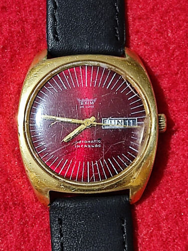 Reloj Hombre, Exim De Luxe, Automatic Doble Fecha (vintage).