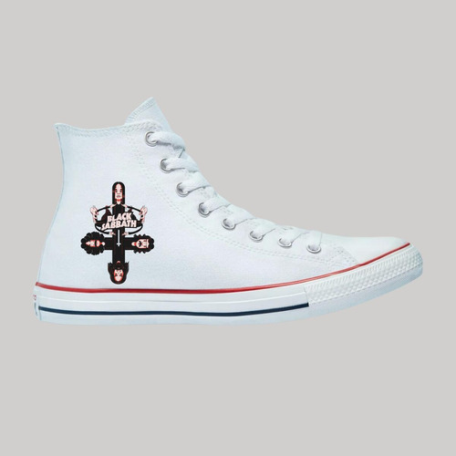 Tenis Converse Chuck Taylor All Star Bota Black Sabbath 867b