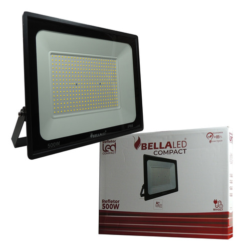 Refletor Led Bellaled 500w Ip66 Bivolt