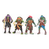 4 Juguetes Modelo Tortugas Ninja Mutantes Adolescentes
