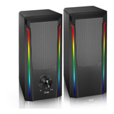 Altavoces De Computadora, Altavoces Rgb Para Juegos De Pc, A