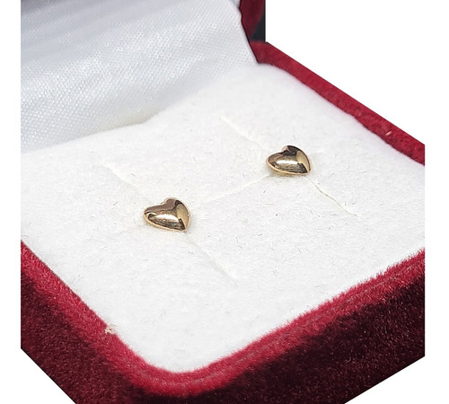 Aros Corazón Oro 18 Kilates (18k)