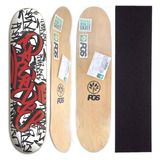 Shape De Skate Pgs Marfim 8.1 / 8.2 / 8.5 + Lixa Grátis