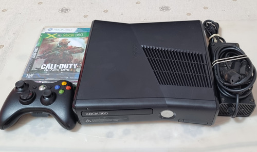 Xbox 360 Slim 4gb, Desbl. Ltu 3.0 Completo + 10 Jogos.