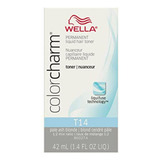 Wella Color Charm Permanent Liquid Hair Toner T-14, Silver