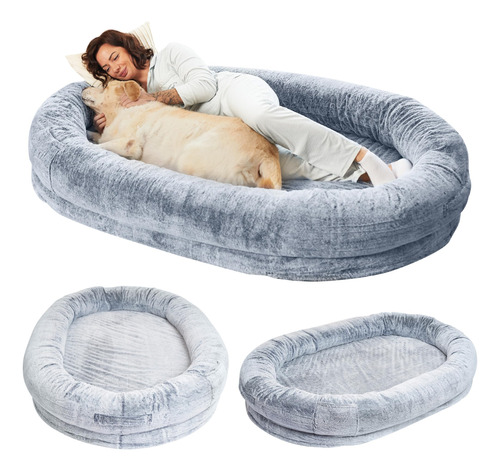 Cama Humana Para Perros Adultos Y Amigos Peludos | Cama De P