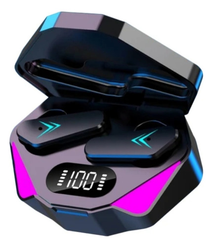 Audífonos Inalámbricos Gamer Led Multicolor Función Touch