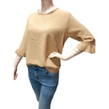 Blusa Elastizado Crepe Talles Grandes Especiales 