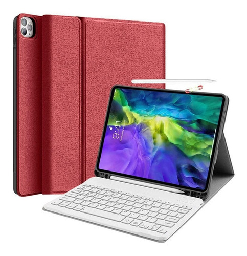 Funda Con Teclado Y Mouse Bluetooth Para iPad Air 1 Y Air 2