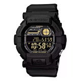 Reloj Casio G - Shock Modelo Dw-5900 Caratula Oscura Color De La Correa Negro Color Del Bisel Negro Color Del Fondo Negro