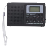 Radio Portátil Fm/am/sw Radio Estéreo Digital Multibanda