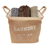 Cesto Laundry Para Plegable Con Manija 37 Cm / Sheshu Home