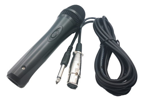 Microfono Profesional Dinámico Alámbrico Con Cable Xlr 3 Mts