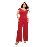 Jumpsuit Mujer Casual Rojo 490-69