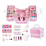 Set Maquillaje Para Niña De 40 Piezas Lavable Niños Juguetes